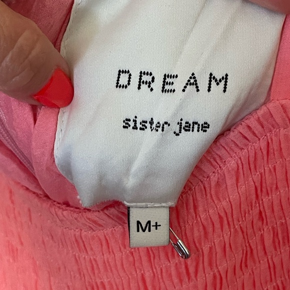 Sister Jane Pink frilly tiered dress. Size M - Picture 5 of 9